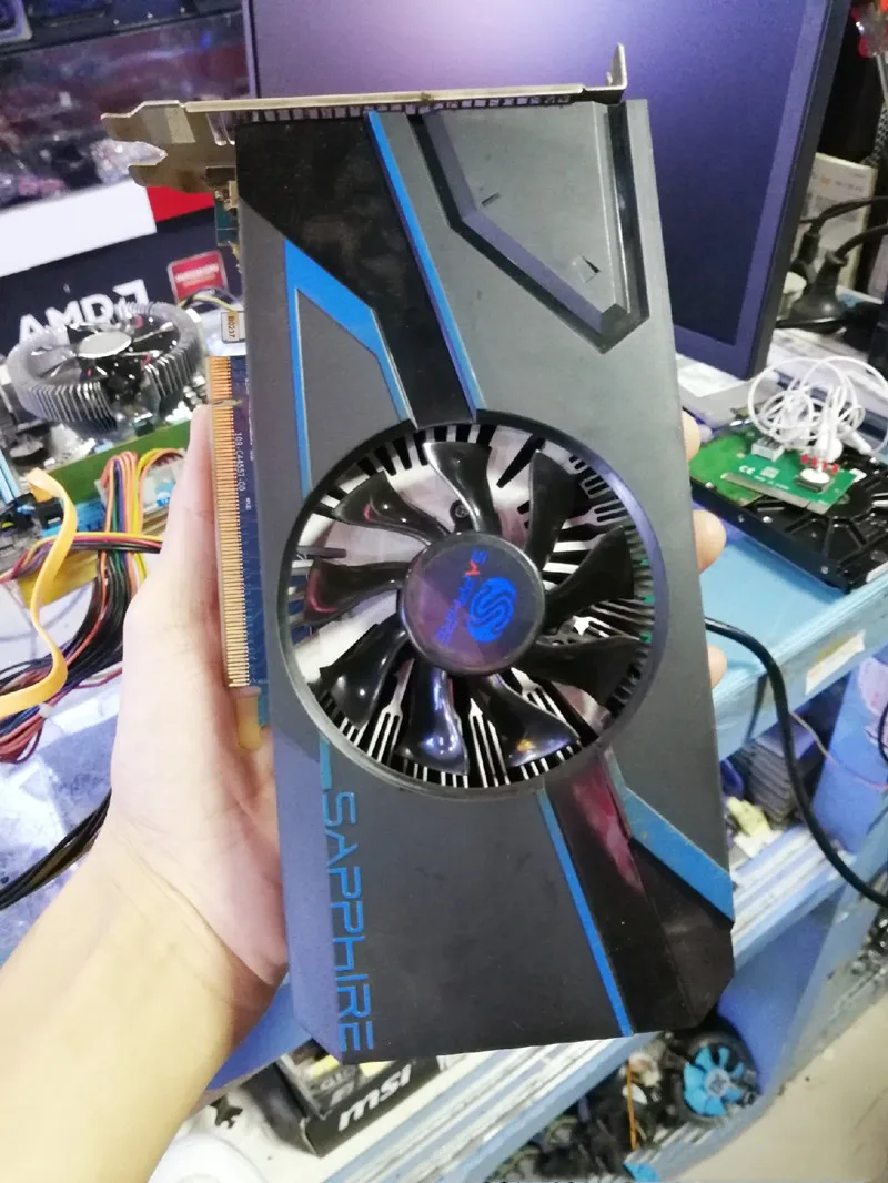 Видеокарта SAPPHIRE R7 250 1 ГБ GDDR5 графические карты для AMD Radeon серии R7-250 1G HDMI DVI 65 Вт DirectX