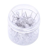 100pcs diamond big head sewing pins corsages pins wedding bouquet pins stitching needles traight pins sewing accessories 852mm