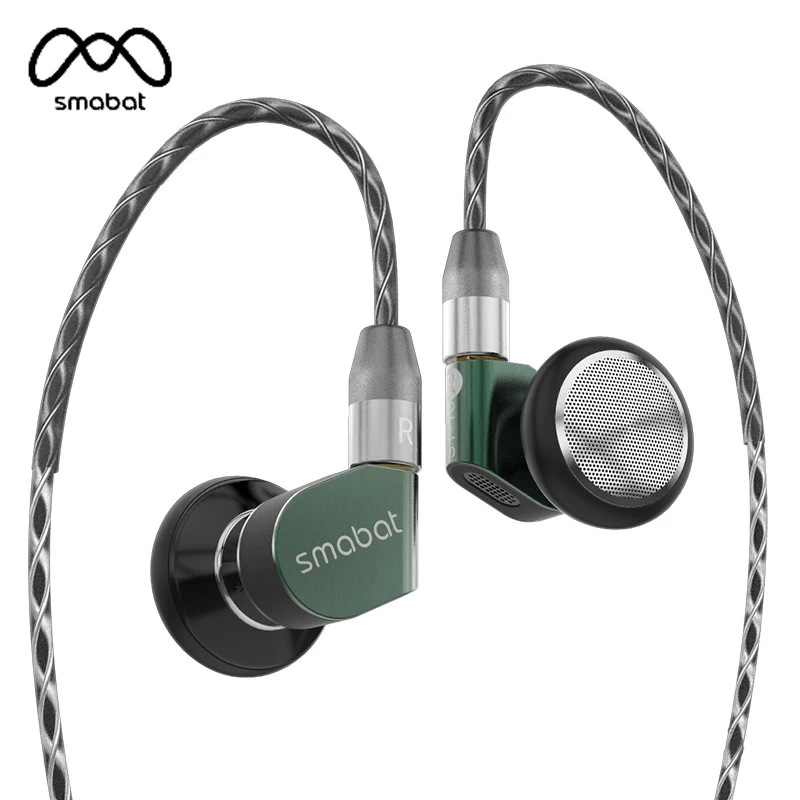 VS Audio Smabat ST10 ST-10 ушные крючки вкладыши металлические наушники HiFi Динамический драйвер Smabat флагманский наушник с разъемом MMCX кабель