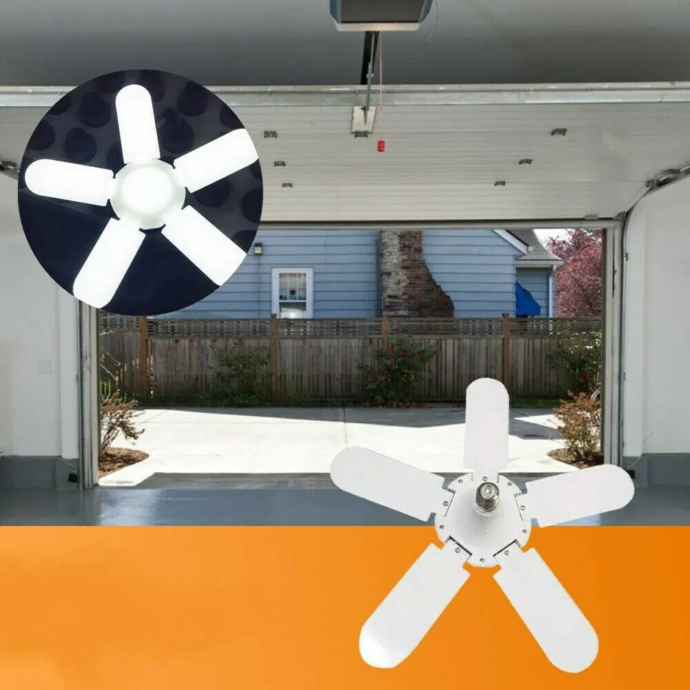 Светодиодный деформируемый гаражный светильник E27 регулируемая потолочная