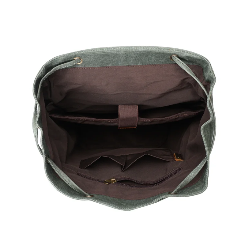 Винтажный холщовый рюкзак унисекс Jonlily повседневный восковой водонепроницаемый