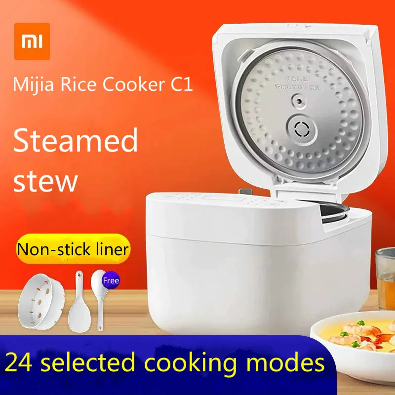 Xiaomi Mijia Electric Rice Cooker C1 Intelligent Automatic Kitchen Family 3L 4L 5L 2-8 People | Бытовая техника