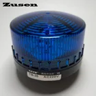 Zusen TB35-B 12v 24v 110v 220v синий охранная сигнализация строб сигнала Предупреждение светильник Светодиодный лампа Малый мигающий светильник