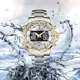 Mens Watches Top Luxury Brand Men Stainless Steel Sports Watches FOXBOX Mens Quartz LED Digital Clock Military Wrist Watch Male Other Image