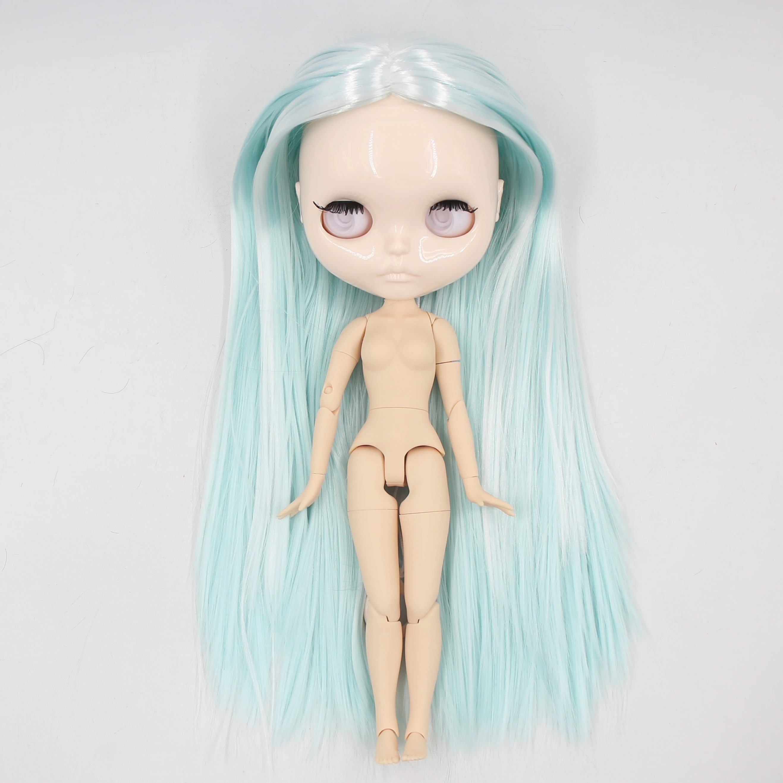 Ледяная DBS Blyth кукла 1/6 bjd белая кожа блестящее лицо без макияжа века для DIY 30 см