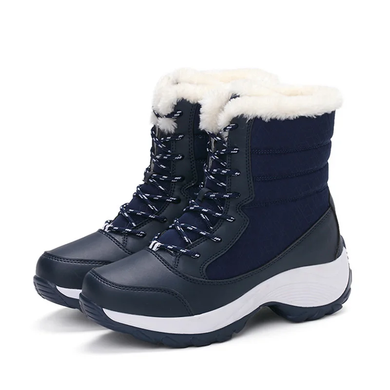 Женские зимние ботинки водонепроницаемые Нескользящие для родителей и детей
