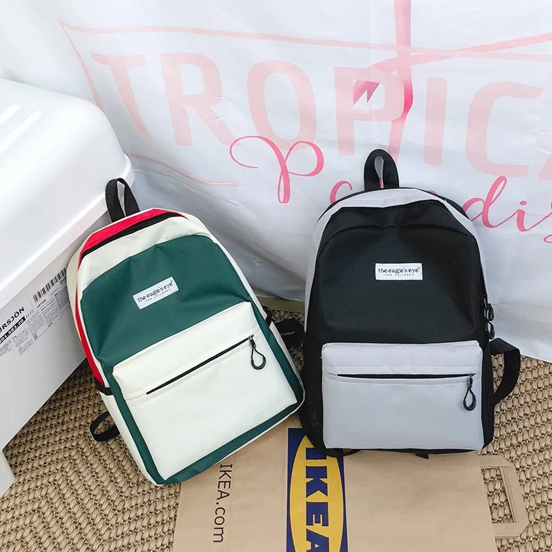 Рюкзак для ноутбука дорожная сумка холст с принтом в виде сердца корейский стиль