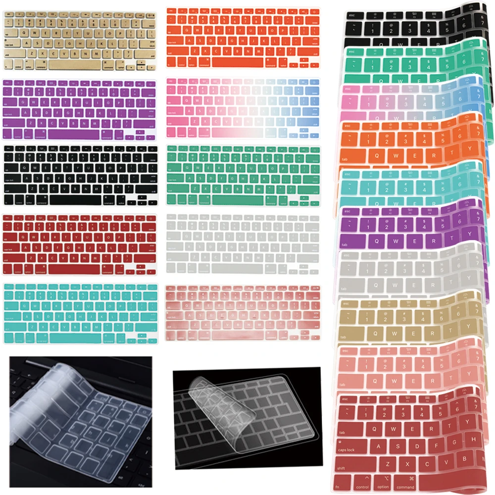 

Multicolor Keyboard Film for Apple Macbook Air 13" A1369 A1466/Pro 15" A1286 A1398/Pro 13" A1278 A1425 A1502/Macbook White A1342