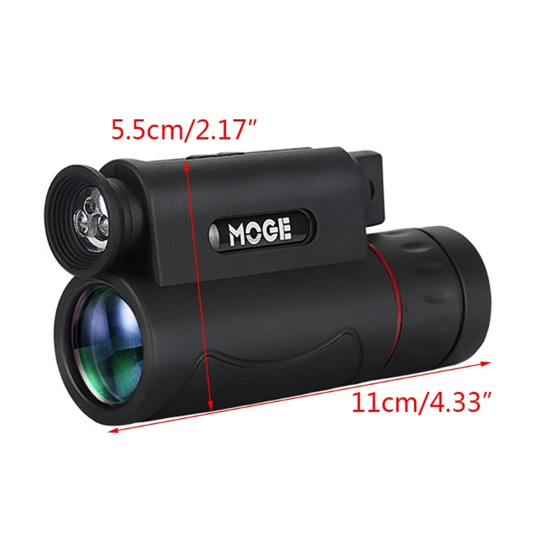 Монокулярный телескоп высокой четкости с инфракрасный светильник для спорта на