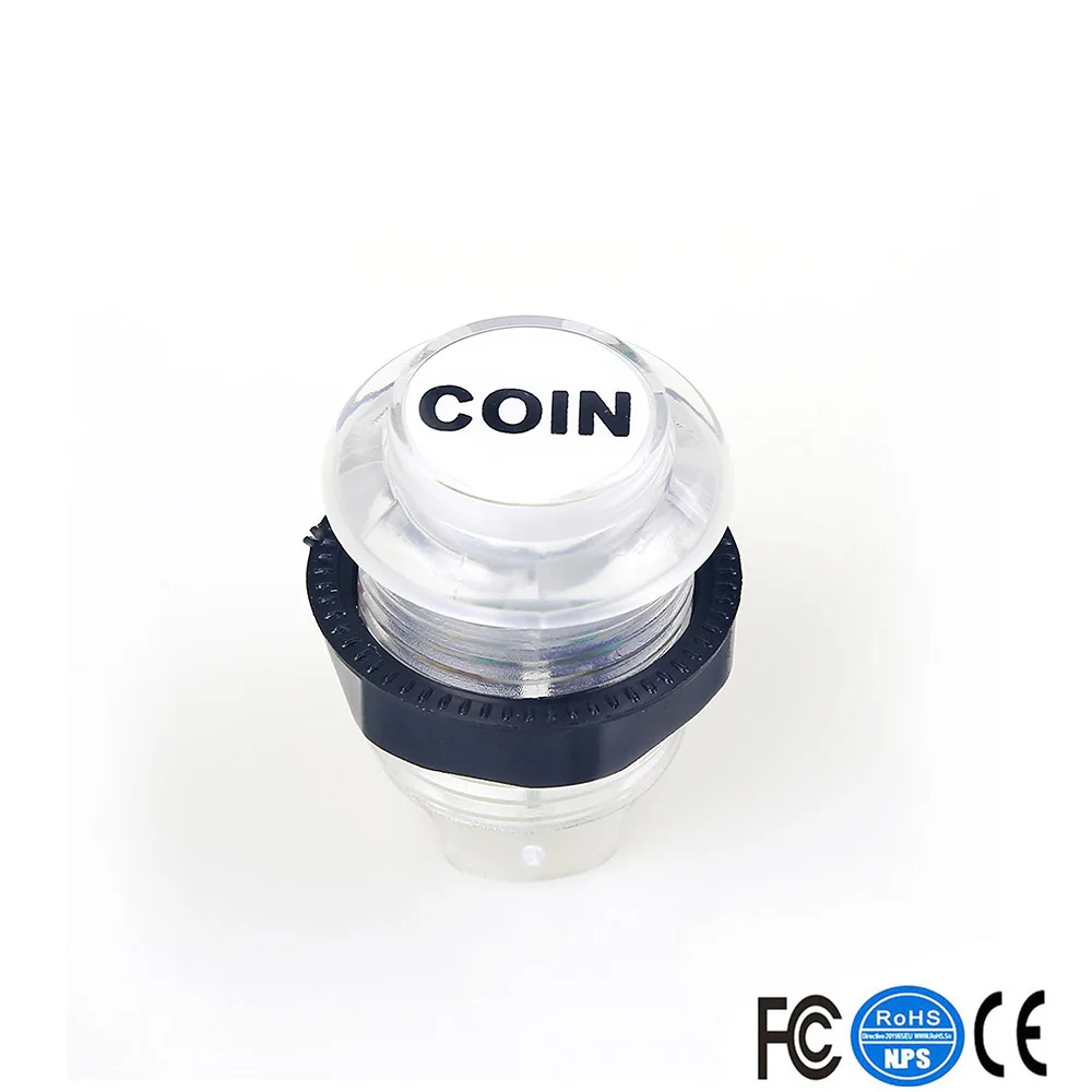 3x30 мм аркадная китайская светодиодсветодиодный Кнопка Встроенный переключатель