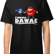 Finding Da Wae Ugandan Knuckles MenBlack футболки одежда|Мужские футболки|