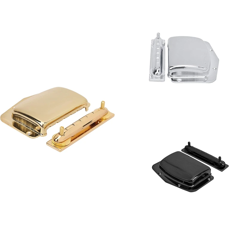 

Fixed Bridge Tailpiece, Metal Tailpiece Bridge Cover, for Electric Guitar Instrument Lovers Friends Gift