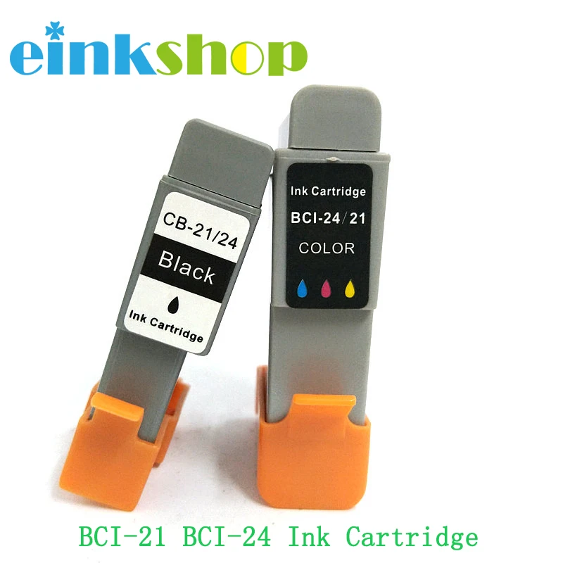 Einkshop ink cartridge BCI-21 BCI-24 bci 21 24 ink cartridge for Canon BJC 2000 2100 2115 2120 400 410 400j 4000 printer