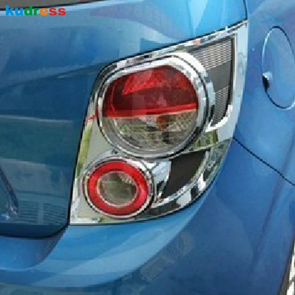 Для Chevrolet Aveo Sonic 2011 2012 2013 хэтчбек хром задний светильник абажур для лампы с