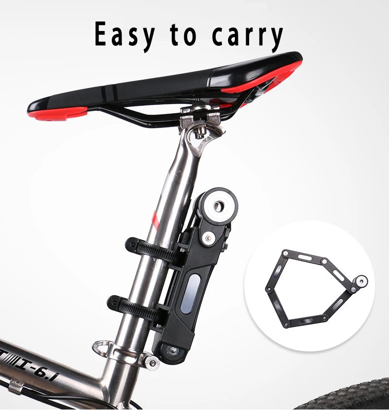 INBIKE анти-сдвиг 12 тонн гидравлический резак MTB для велосипедов, мотоциклов замок Противоугонный мотоцикл замок Электрический велосипед часть цепи Замок
