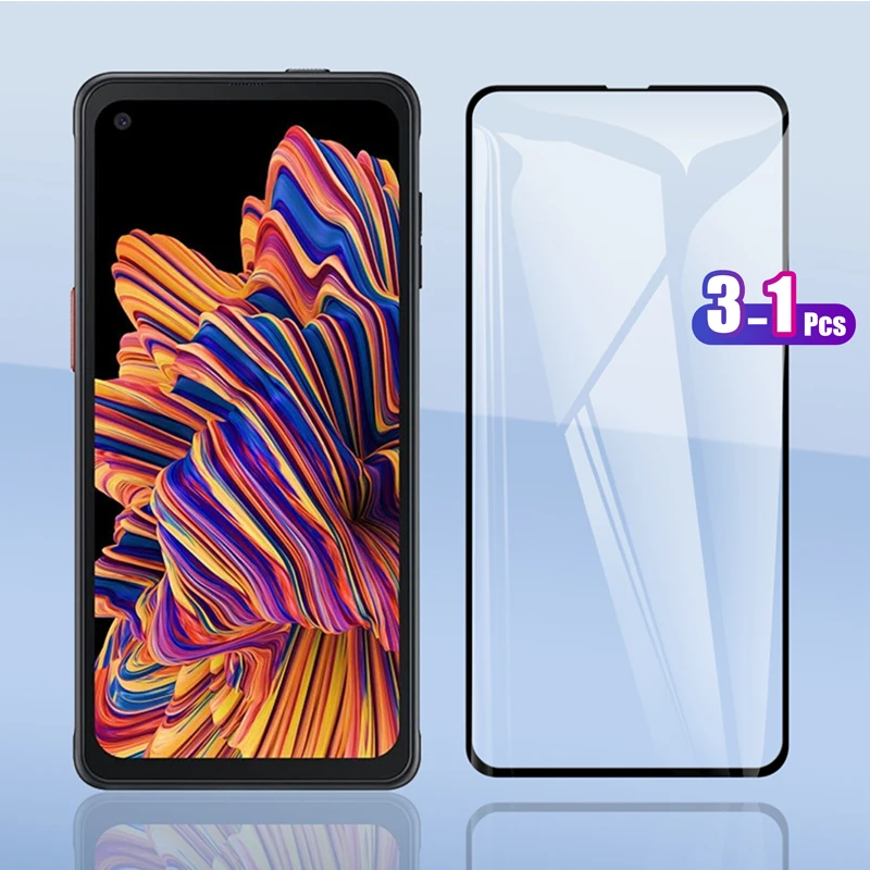 For Samsung Galaxy Xcover Pro SM-G715 6.3 Full Cover Tempered Glass Screen Protector Explosion-proof Protection Film