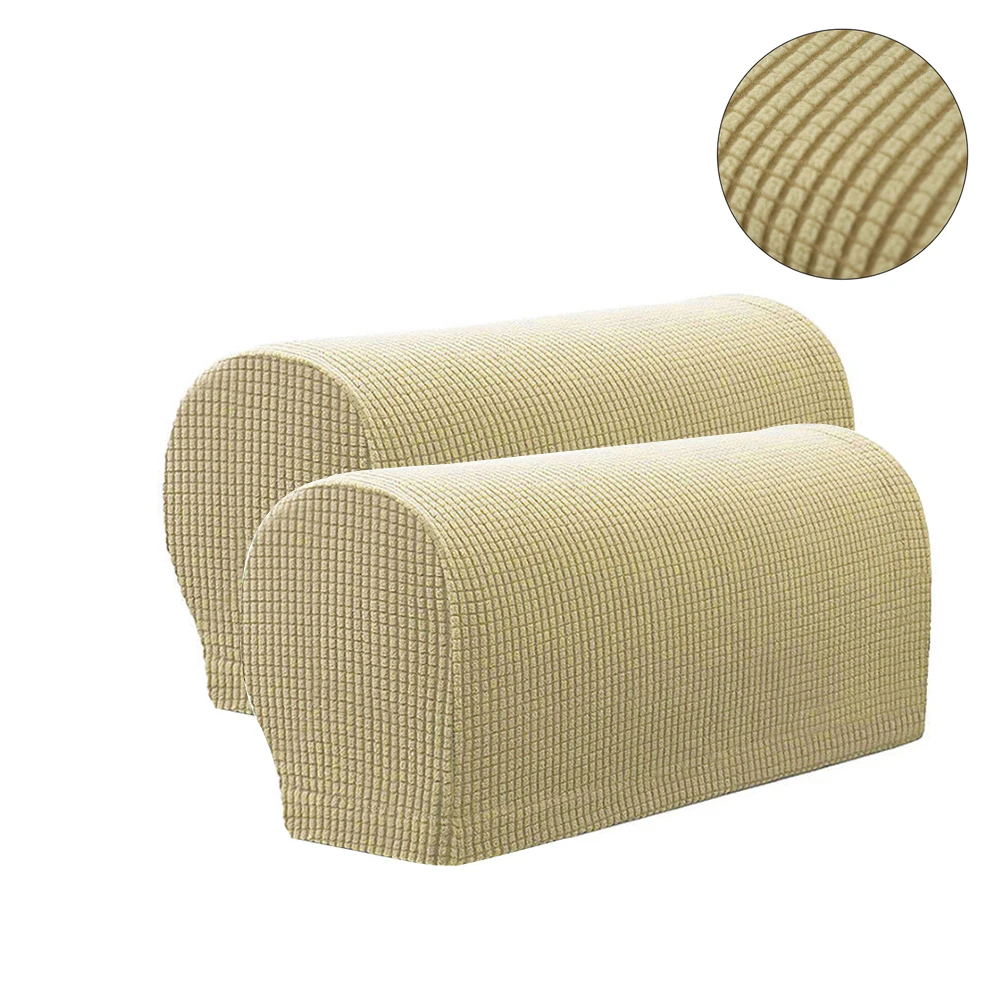 2 шт. флисовый чехол для подлокотника ткань стрейч текстиль пылезащитный диван