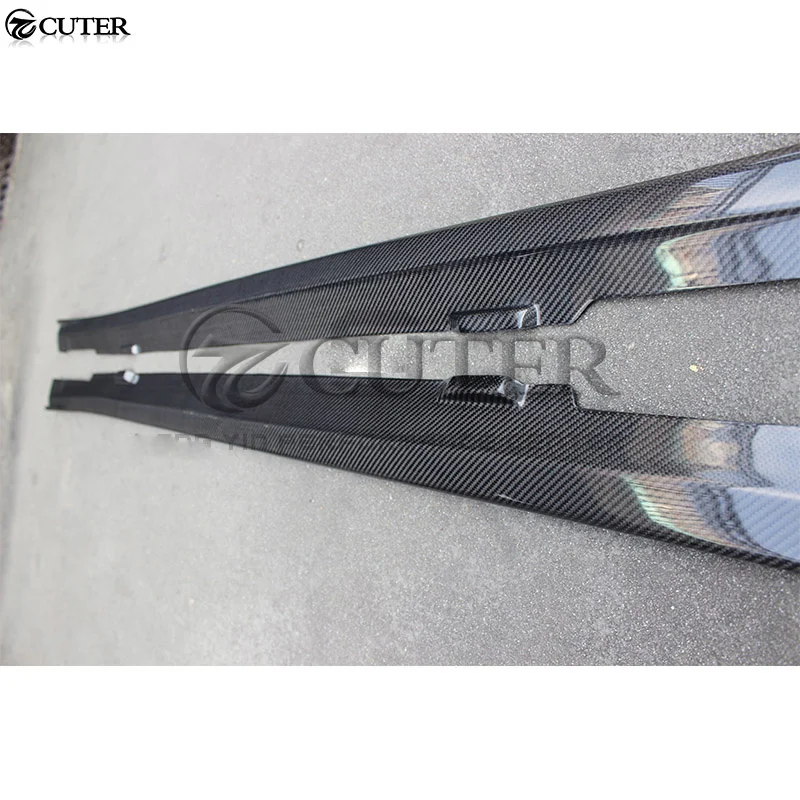 Боковые юбки из углеродного волокна для Honda Civic 10 фартук стайлинга автомобиля 16-17 |