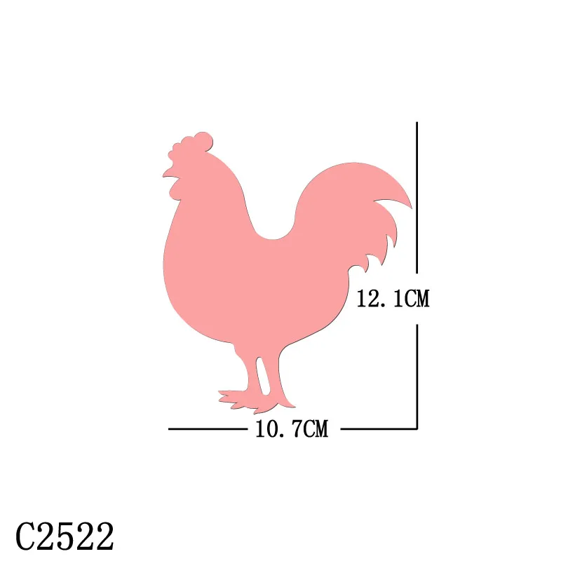 

New Cock Wooden die Scrapbooking C2522 Cutting Dies