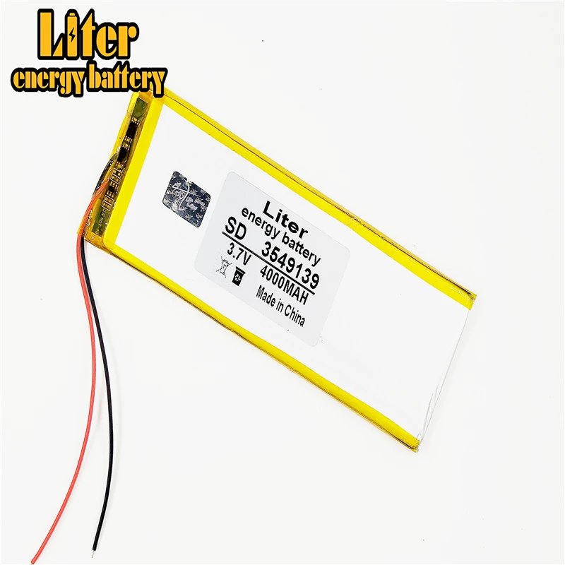 3549139 3 7 V 4000mah 3550140 литий полимерный аккумулятор планшета с защитной доской для PDA