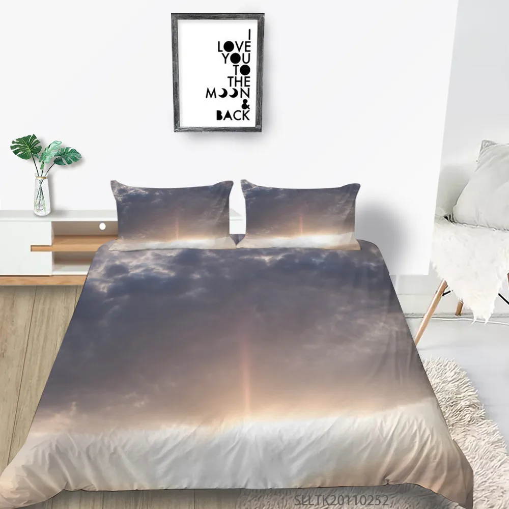 

3D Bedding Set Queen Bedroom Decor 2/3 Pcs Highend Bedclothes Unique Design Bed Set Pillowcase Hot Selling