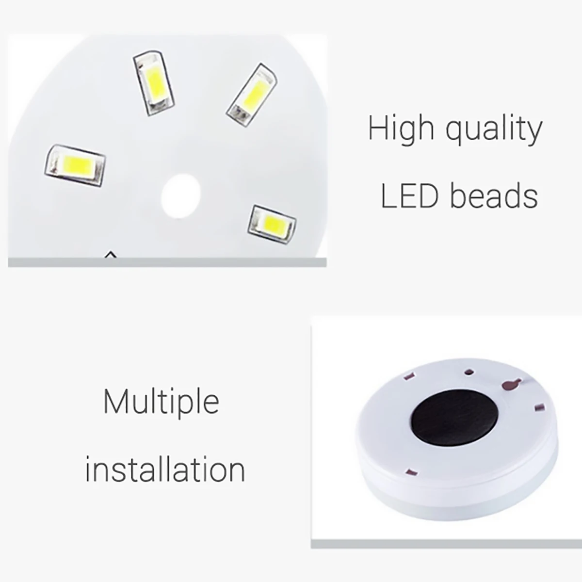 Светодиодная подсветка под шкаф с клейкой стикером беспроводная настенная лампа