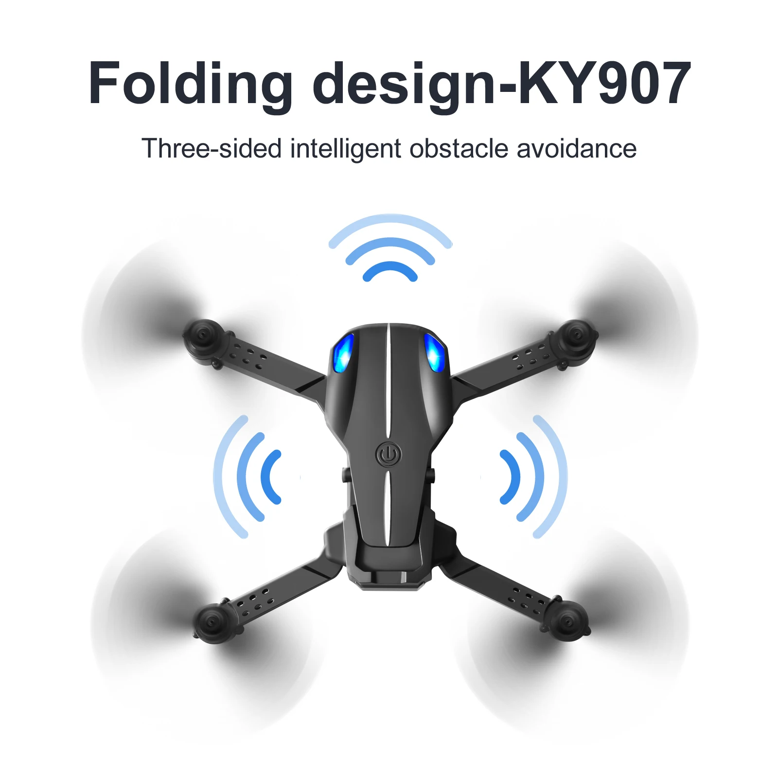 Mini Dron KY907 Pro 4K profesional HD con c&aacute;mara Dual, para evitar obst&aacute;culos cuadric&oacute;ptero, helic&oacute;ptero teledirigido, Avi&oacute;n de juguete para ni&ntilde;os, novedad de 2022-4
