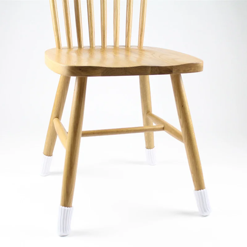 Чехлы для ножек стула Вязаные чехлы стола однотонные защитные накладки пола