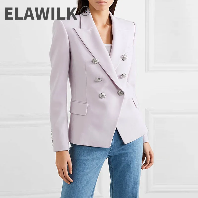 

Женский двубортный Блейзер A501, элегантный пиджак в офисном стиле, весна-осень