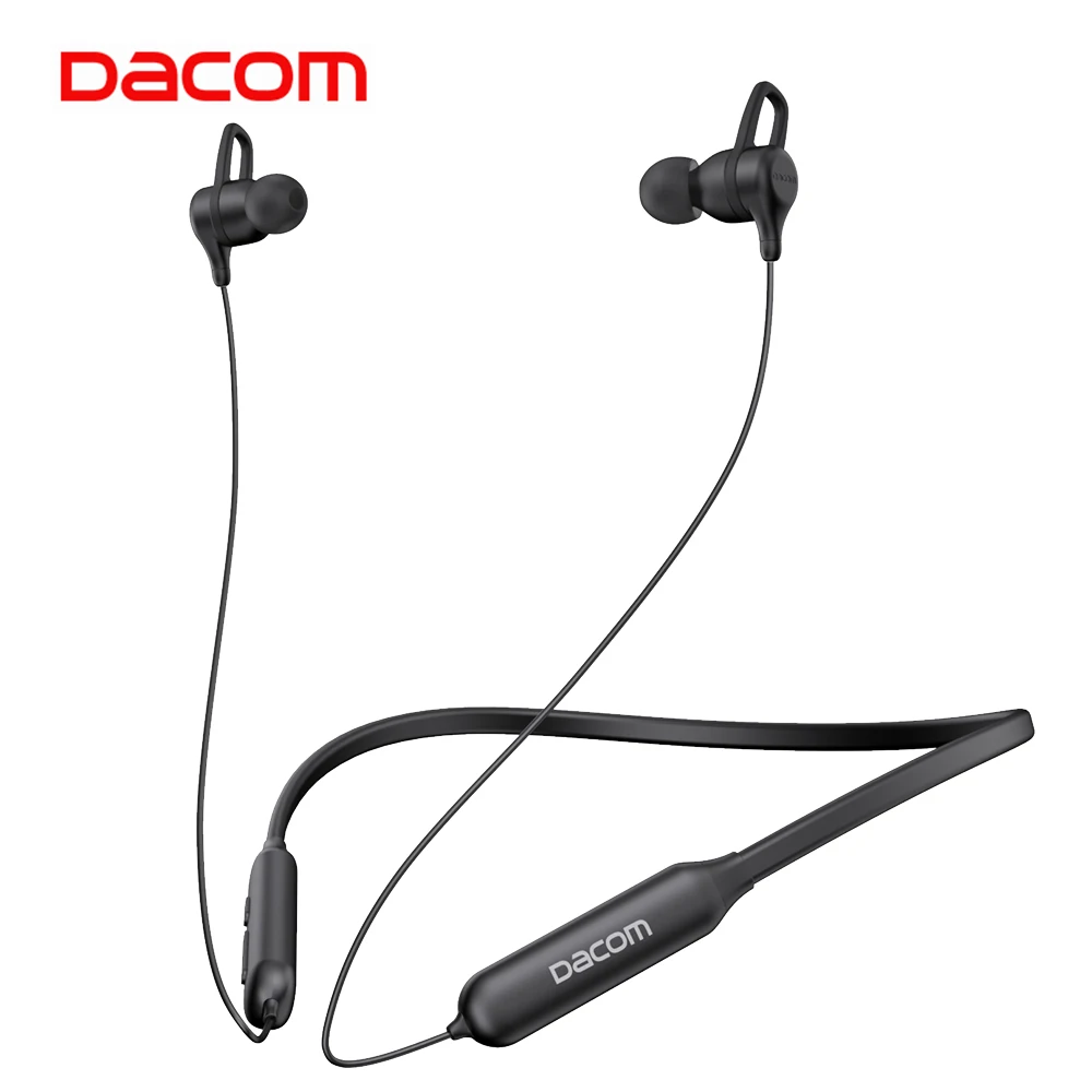 Беспроводные наушники Dacom GH01 Ear Bass магнитная гарнитура с Bluetooth спортивные громкой