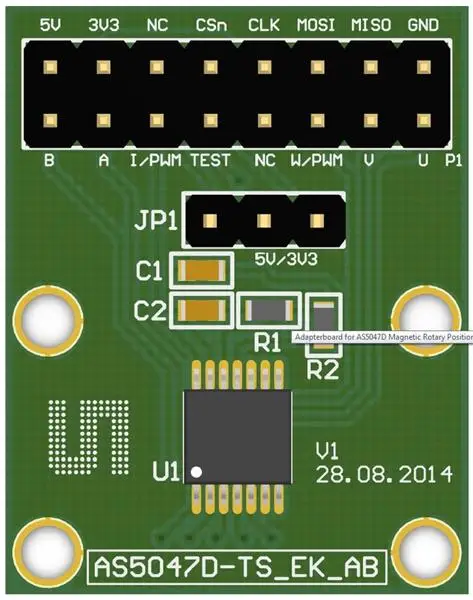 AS5047D TS_EK_AB модуль AS5047P Магнитный энкодер положение Doggo|Устройство для