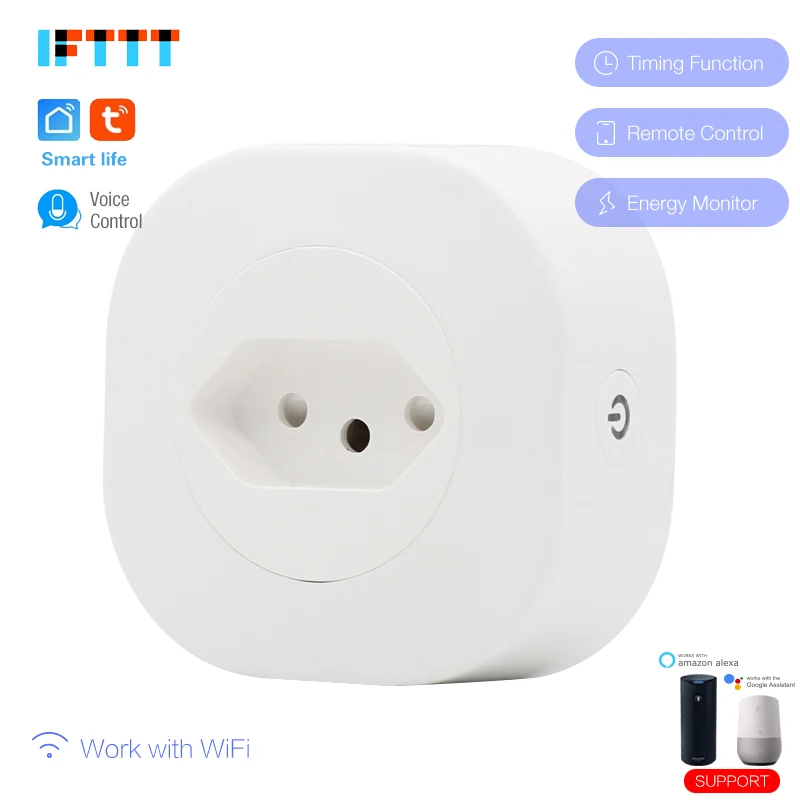 Умная Wi Fi розетка беспроводной Голосовое управление &quotумные&quot аксессуары для
