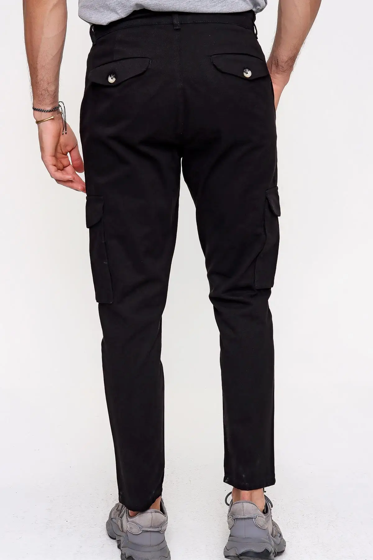 

Cotton Hand Pockets Sports Cargo Pants new season summer spring 6 pockets casual cut sports male bottom clothing