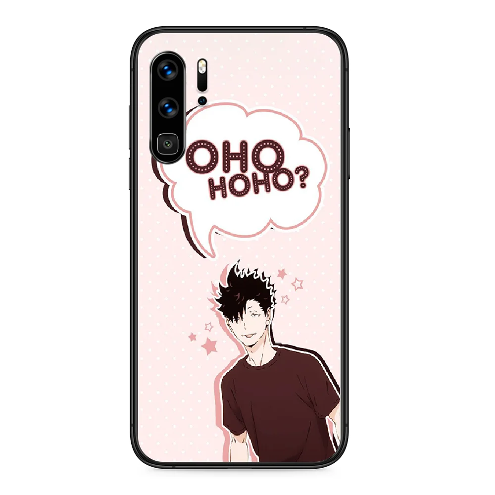 Anime Haikyuu Oya Phone case For Huawei P 9 Smart 10 20 30 40 8 Lite Mini Z 2019 Pro black bumper soft waterproof trend | Мобильные