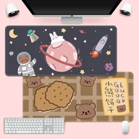 cute mouse pad super creative ins tide large game computer keyboard office long table mat kawaii desk for teen girls for bedroom