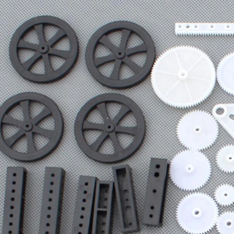 

92 Different Gears Belt Wheel Sector Gear Worm Gears DIY Toy Car Making