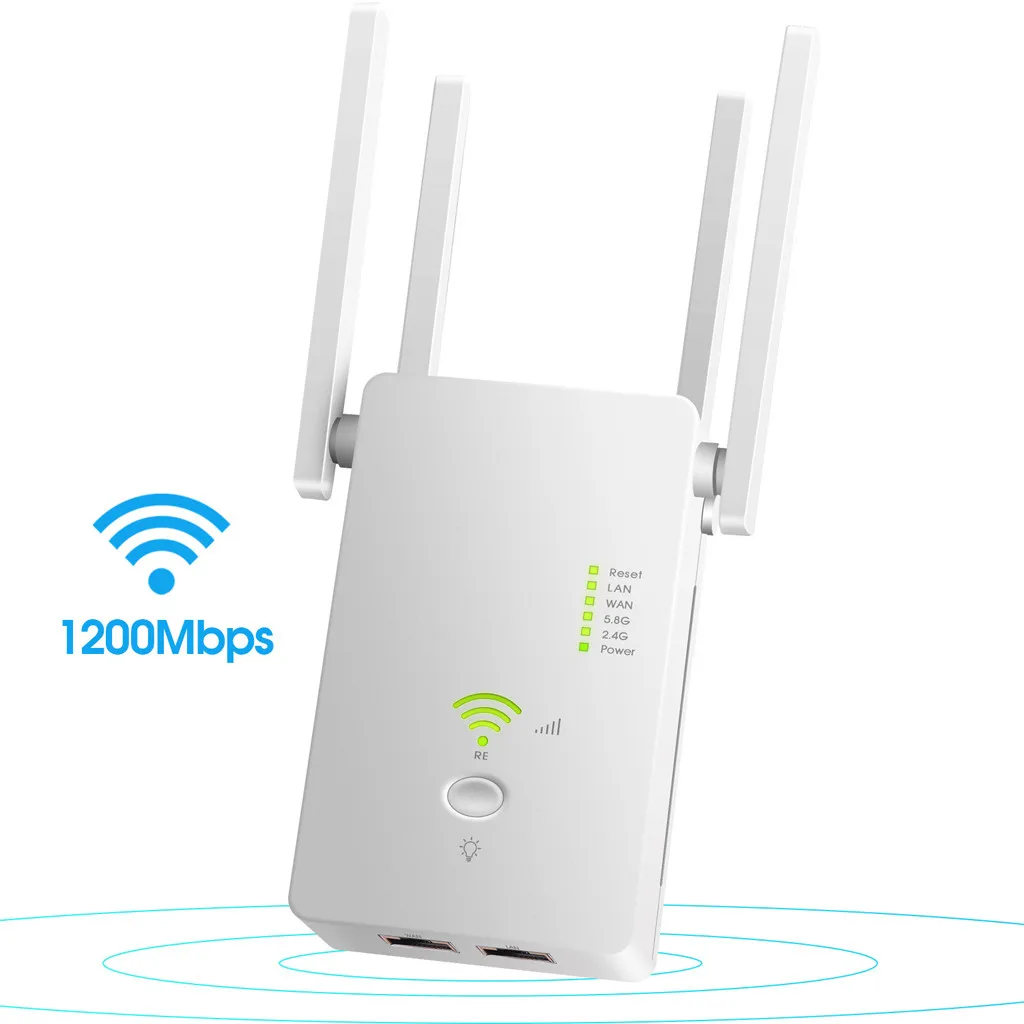Маршрутизаторы AC1200 WiFi расширитель диапазона последние 5 ГГц и 2 4 двухдиапазонный