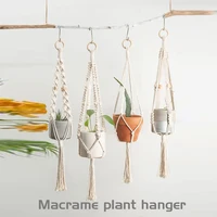 hanging basket macrame wall hanging planter hangers air plant home decoration handcrafted plant hangers