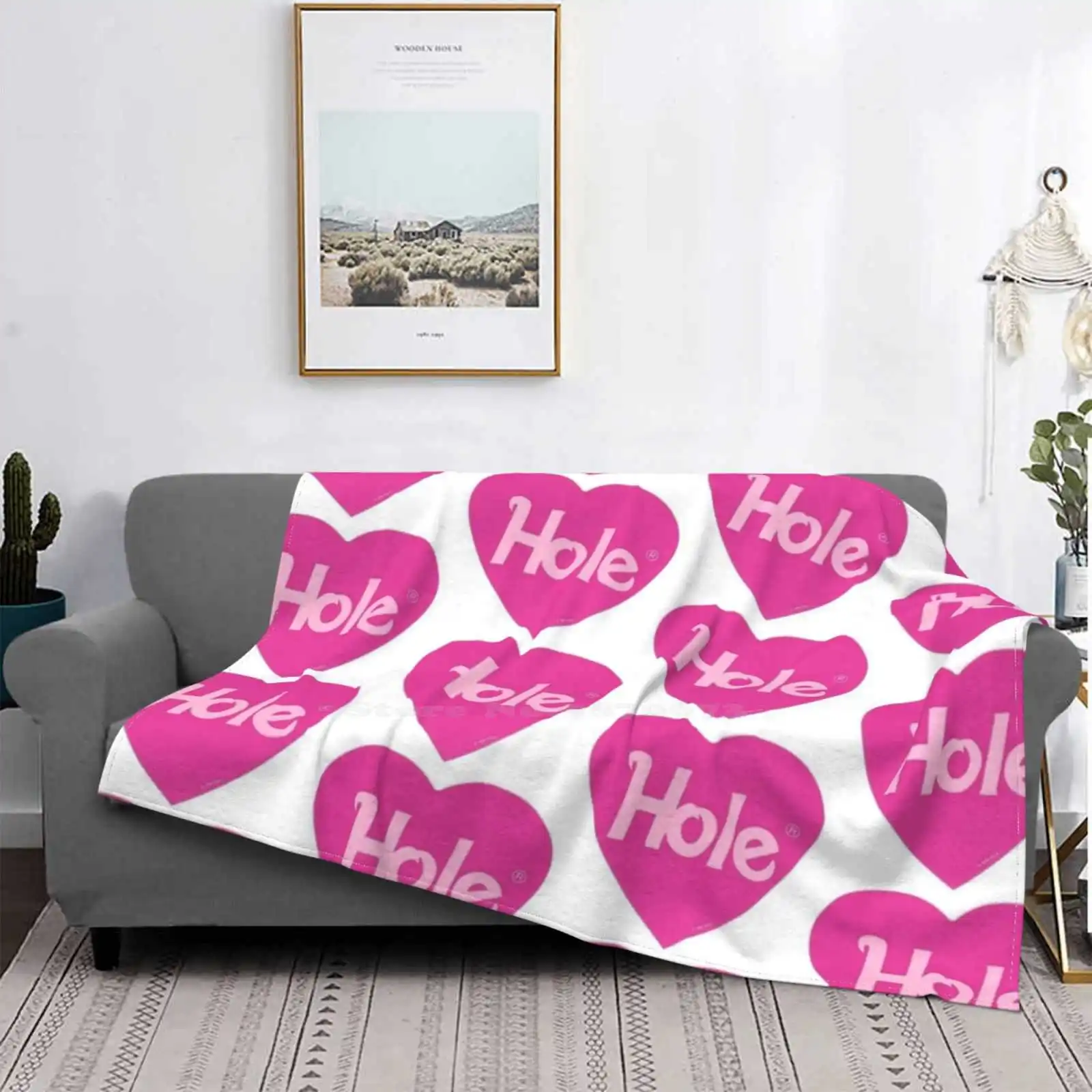 

Hole Heart 1994 Logo All Sizes Soft Cover Blanket Home Decor Bedding Courtney Love Hole 90S Kinderwhore Grunge