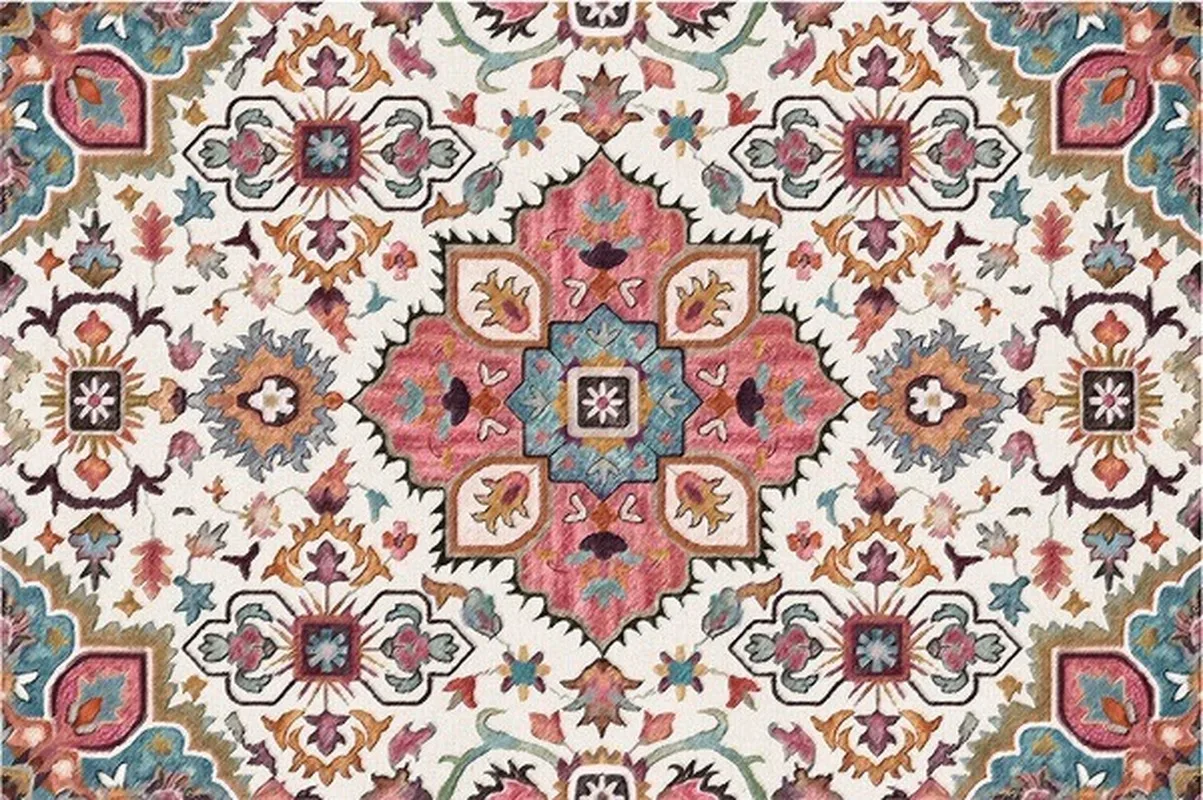 

Vintage Geometric Carpets For Living Room Home Bedroom Persian Carpet Coffee Table Area Rugs Tapete Delicate Floor Mats WF107