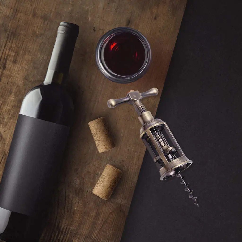 

Штопор для вина из цинкового сплава, с ручкой