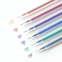 ins 6pcsset colorful ink gel pens 0 5mm minimalist style student pen coloring outline drawing pen for handbooks