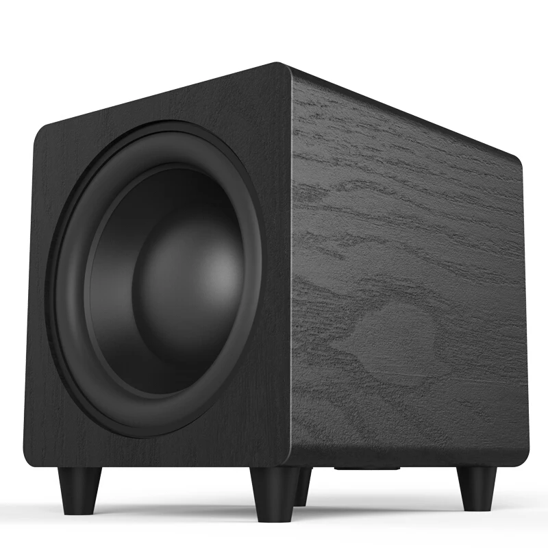 

10 inch 150W Wood Heavy Bass Active Subwoofer Only Bass No Human Sound For Phone PC TV Soundbar