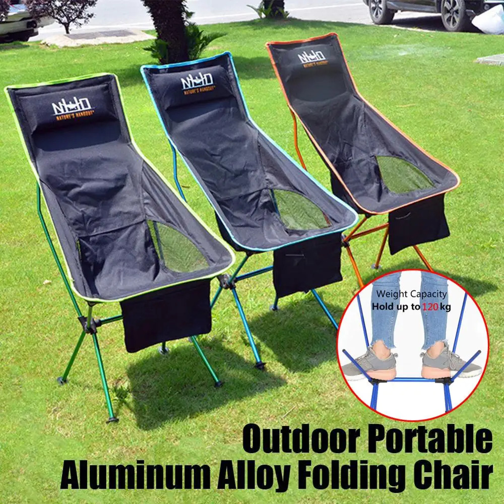 구매 HobbyLane-휴대용 접이식 의자, 낚시 캠핑 바베큐 의자, 접이식 확장 하이킹 좌석, 초경량 가구, 하이킹용 좌석