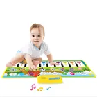 Музыкальный коврик с голосом животного детский пианино игровой Ковер Музыкальный Игровой инструмент игрушка Монтессори Игрушки для раннего развития для детей
