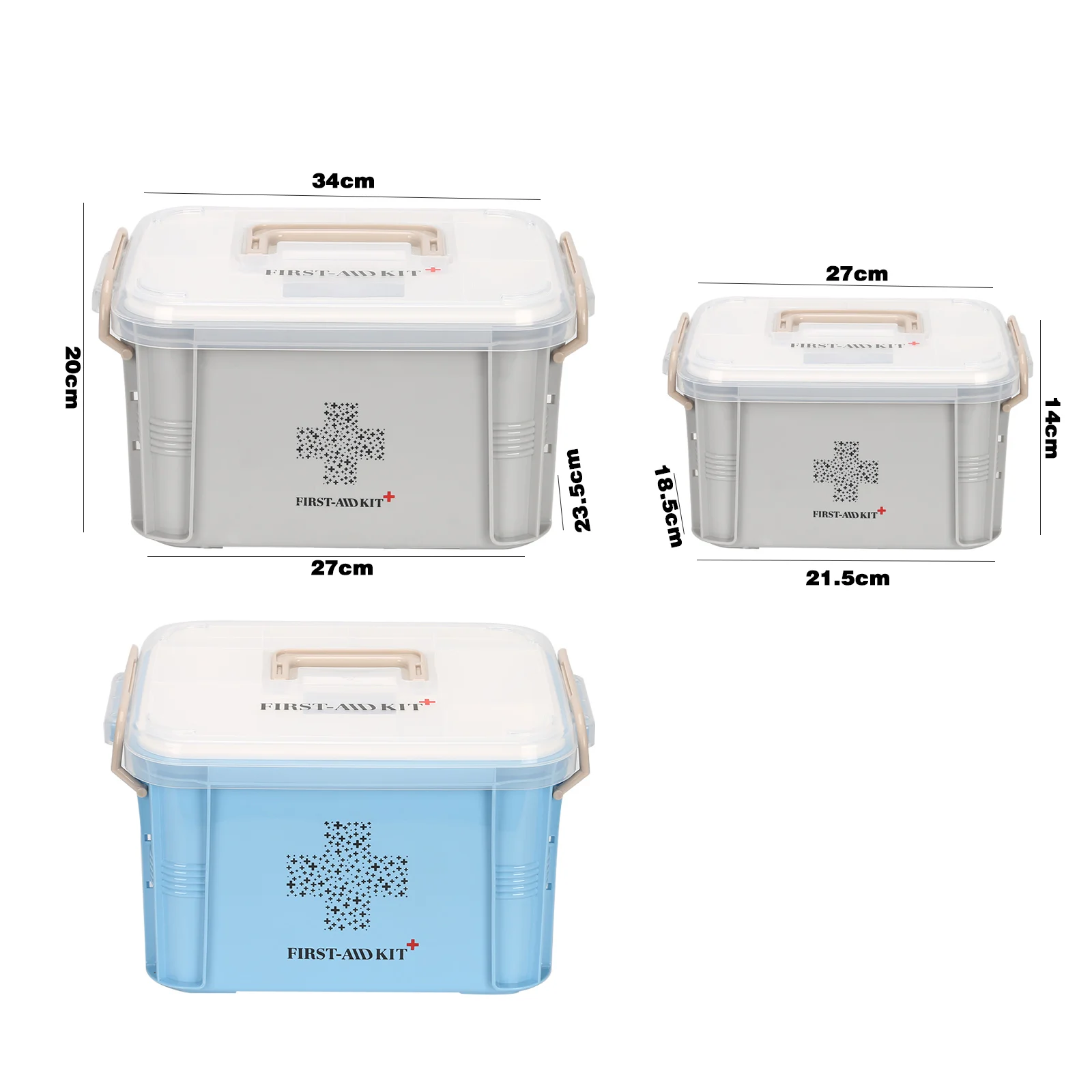 1 шт. пластиковая аптечка медицинская коробка контейнеры для хранения большой