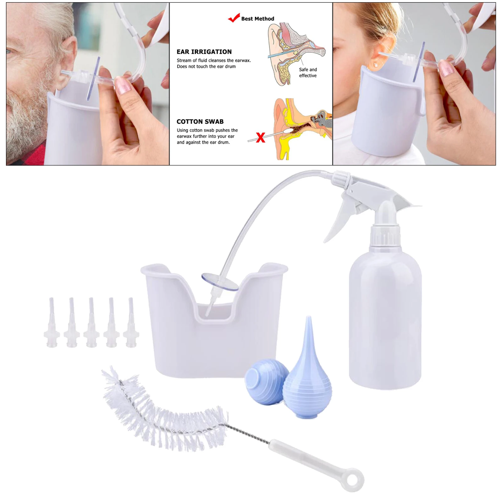 Набор для удаления ушной серы с 5 сменными насадками | Красота и здоровье