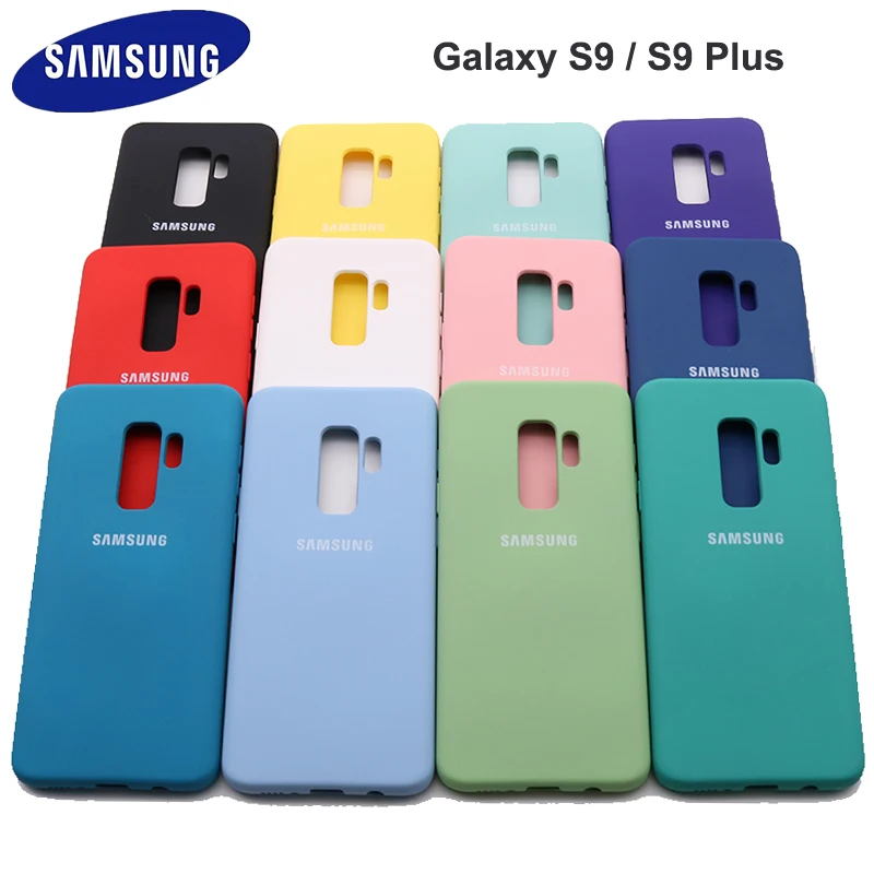 Высококачественный жидкий силиконовый чехол для Samsung Galaxy S9 Plus шелковистая мягкая