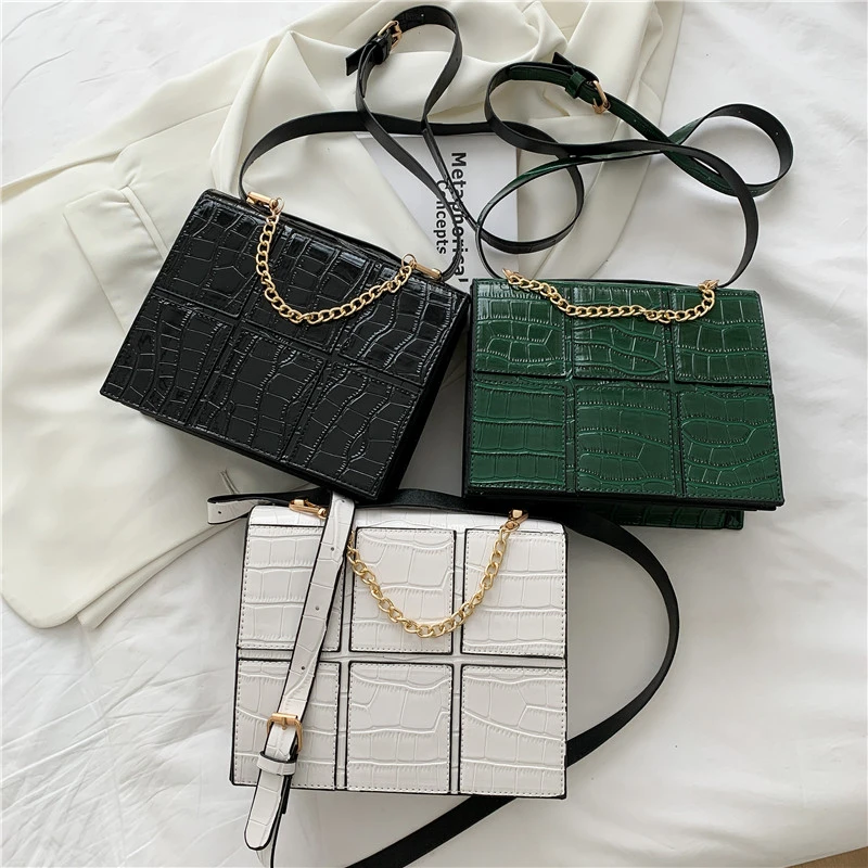 

Handbags Women Shoulder Bags Mini Bags for Women New Desinger Fashion Messenger Bags Chains Handbags Alligator Satchels Lady