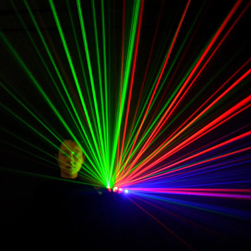 2 в 1 RGB перезаряжаемые лазерные перчатки DJ KTV лазер перчатки для сценический светильник ing эффект вечерние шоу 80 луч диско светильник
